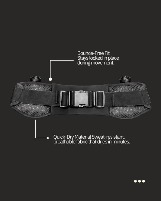 HYRO Dual Bottle-Hydration Belt